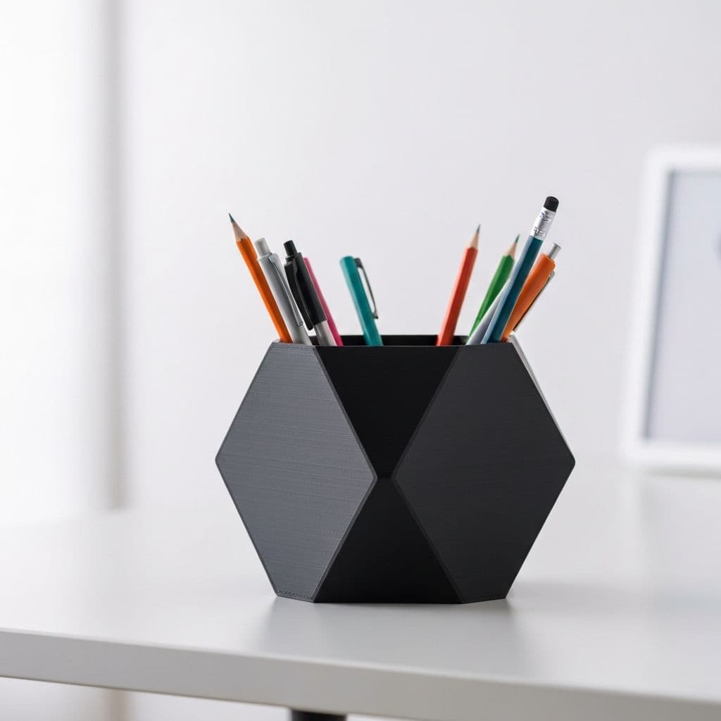 Geometric Desk Organizer